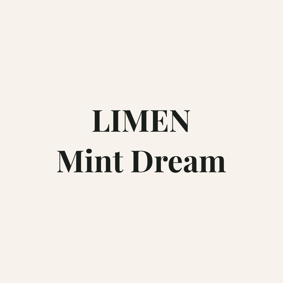 LIMEN Mint Dream shower steamer — product photo coming soon